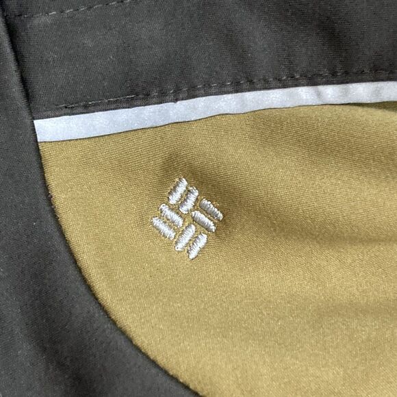 Columbia Omni-Wind Jacket -Men's Sz M -Brown & Beige Wind Resistant -Omni-Shield - Picture 5 of 14